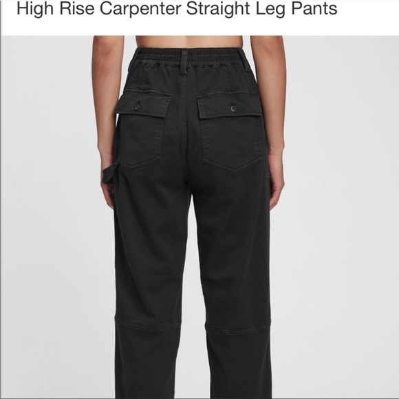 NWOT | GAP | High Rise Carpenter Straight Leg Pants | Size 4 | Army Green - Picture 2 of 3
